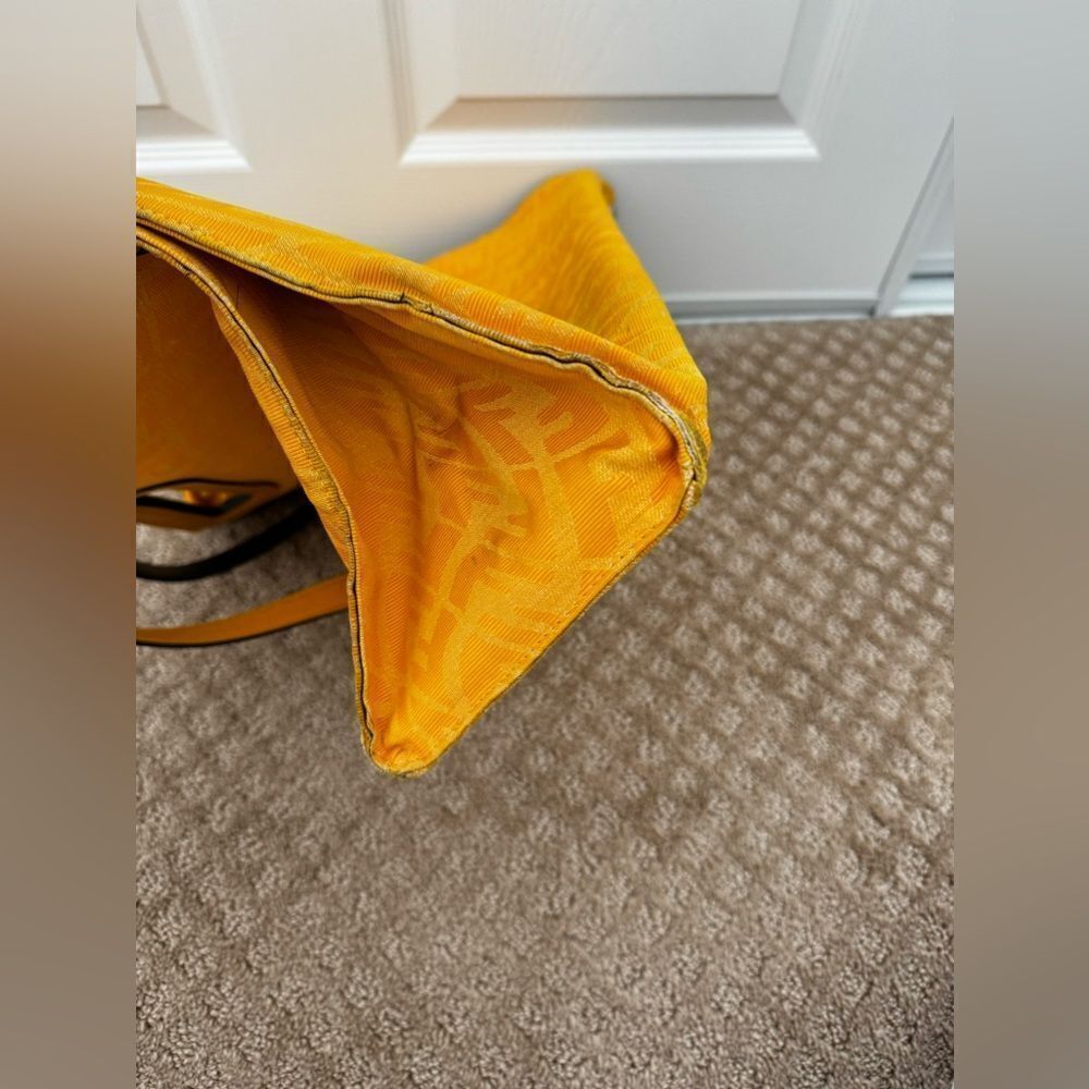 AUTH YELLOW FENDI TOTE!!! - Picture 9 of 14